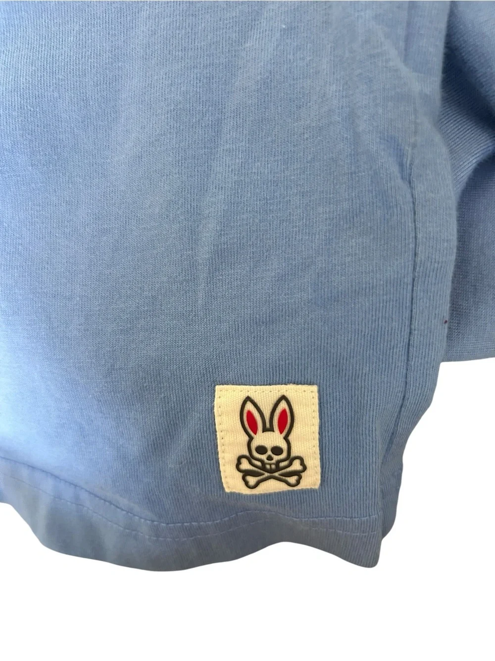 Psycho Bunny Graphic Crew Neck T Shirt Men's Blue 100% Pima Cotton XL Size 7